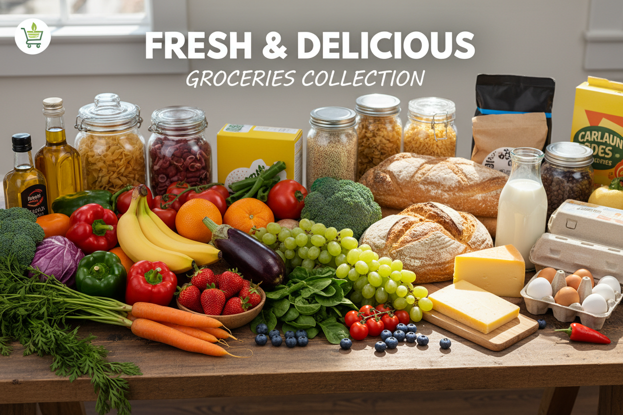 Free food at Yummeeh grocery selection and convenience