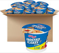 Kellogg's Frosted Flakes Original Cold Breakfast Cereal 25.2oz box with Tony the Tiger mascot and 8 vitamins and minerals label