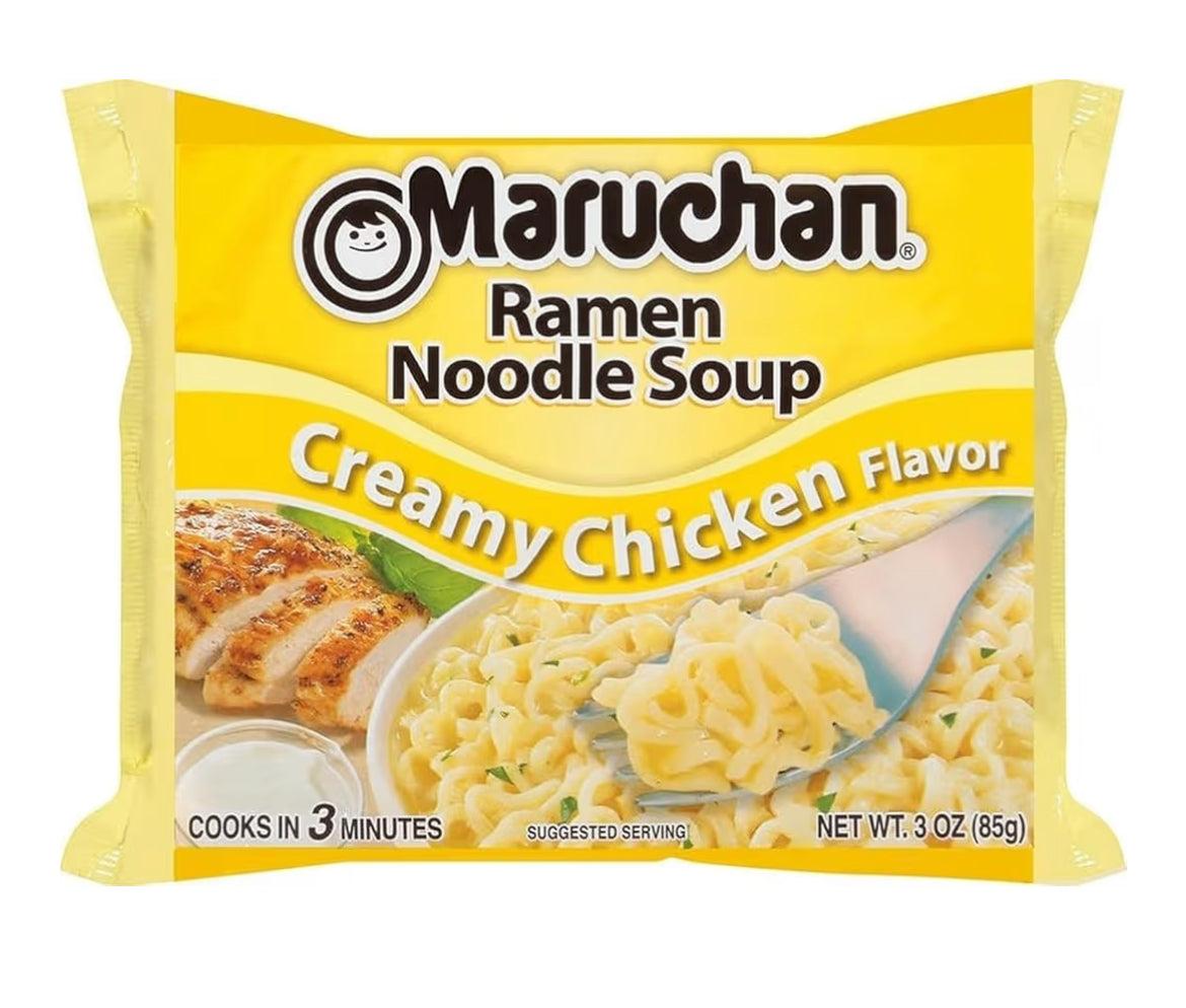 Maruchan Ramen Noodle Soup Creamy Chicken Flavor 3 oz packet
