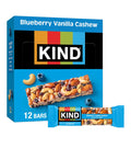KIND Healthy Snacks Bars Blueberry Vanilla Cashew gluten-free 12 count box