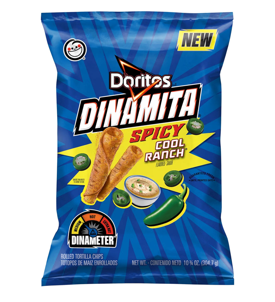 XXL Doritos Dinamita Spicy Cool Ranch snack bag