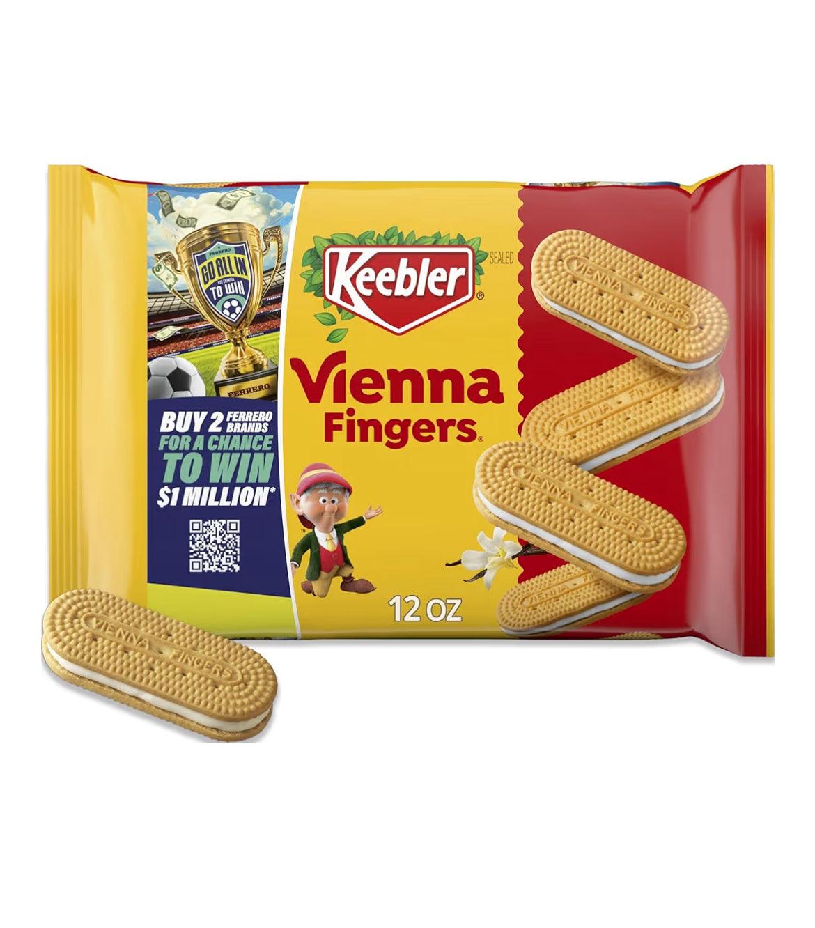 Keebler Vienna Fingers creme filled sandwich cookies 12oz package