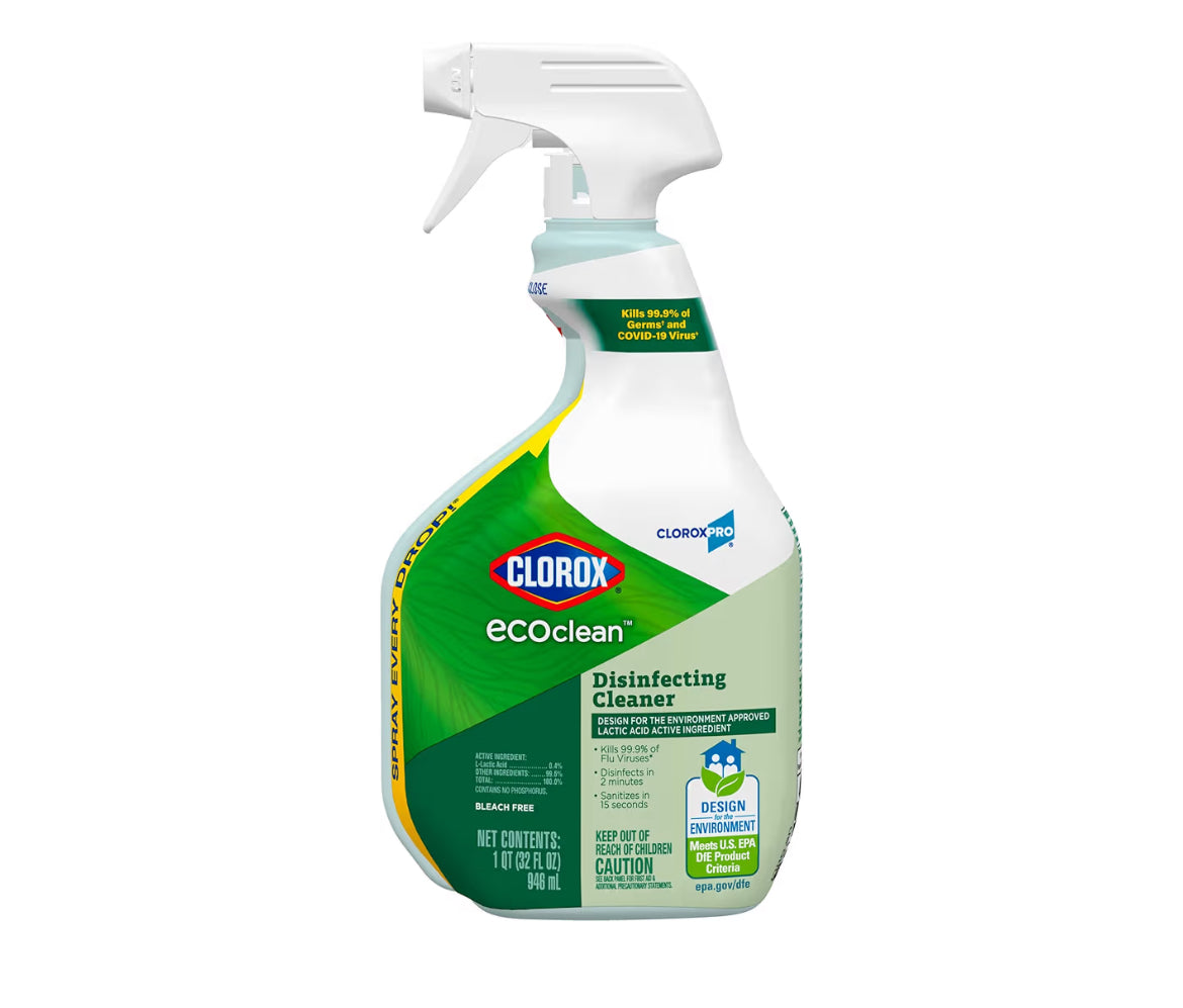 Clorox CloroxPro EcoClean Disinfecting Cleaner Spray Bottle 32oz