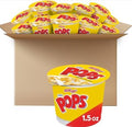 Kellogg's Corn Pops cold breakfast cereal cups with 8 vitamins and minerals, kids snacks, original flavor, 12 pack