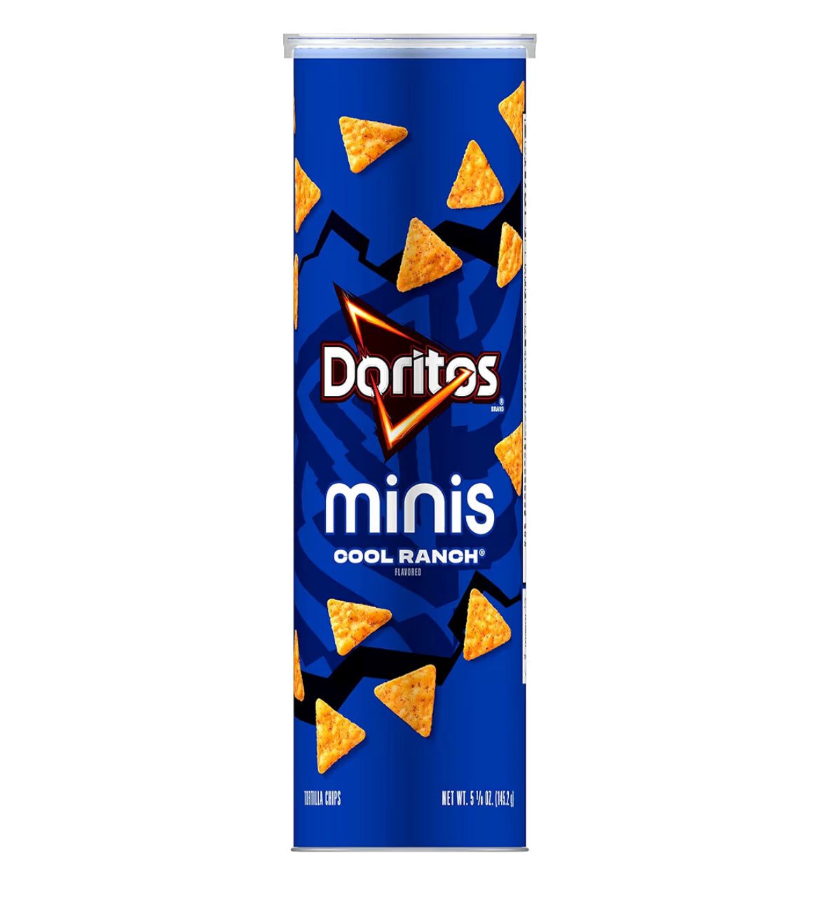 Doritos Minis Cool Ranch 5.12 ounce bag of bite-sized chips