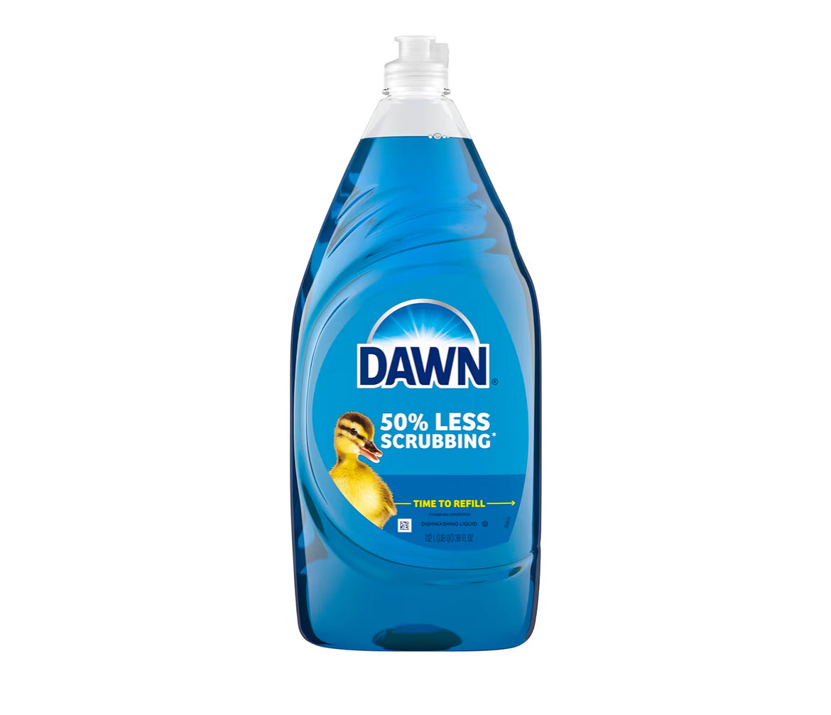 Dawn Dishwashing Liquid bottle 38 fl oz original scent
