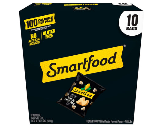 Frito-Lay Smartfood Popcorn White Cheddar 0.625 oz 10 count pack