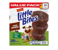 Entenmann's Little Bites Fudge Brownies value pack with 20 individual 1.8 oz packs made with real chocolate