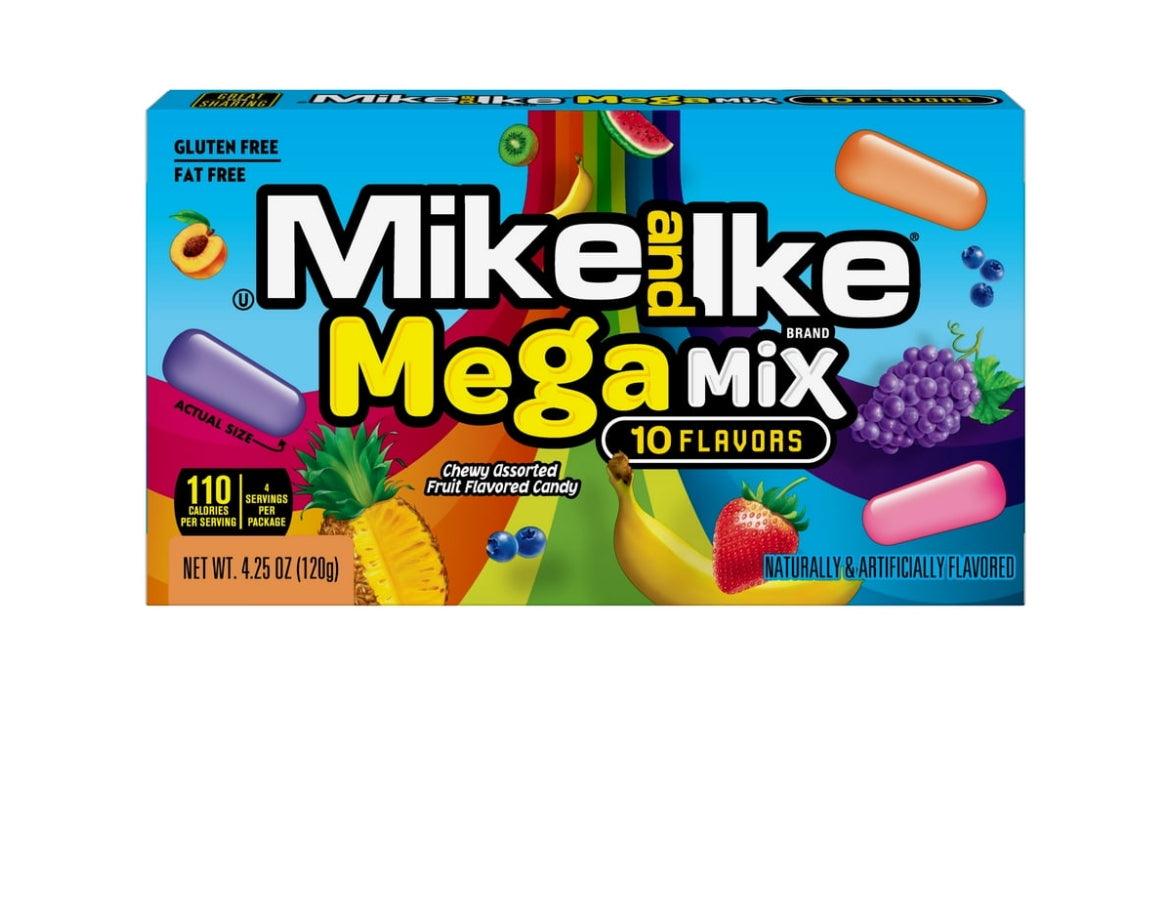 Mike and Ike Chewy Mega Mix Candy 4.25 oz pack