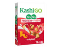 Kashi GO Protein Cereal box with 12g protein and 12g fiber, original flavor, 12.3oz package