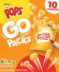 Kellogg's Corn Pops Go Packs cereal 9.5oz box with 10 pouches snack for kids and lunch