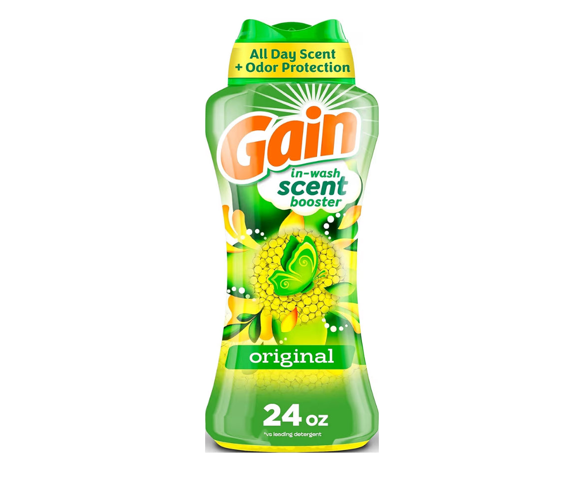 Gain In-Wash Laundry Scent Booster Beads Original Scent 24oz packaging