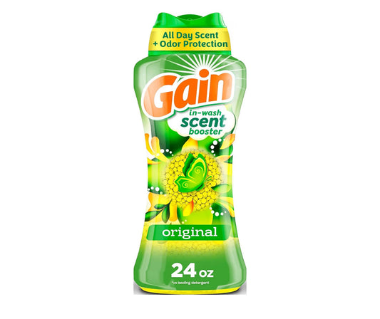 Gain In-Wash Laundry Scent Booster Beads Original Scent 24oz packaging