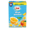 Dole Diced Peaches fruit bowls 4 oz 12 pack in 100% juice