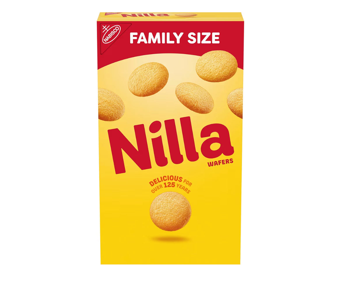 NILLA Wafers Cookies Family Size 15 oz vanilla wafer package