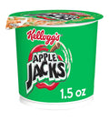 Kellogg’s Apple Jacks breakfast cereal cup with 8 vitamins and minerals, original 1.5oz kids snack