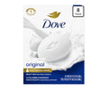 Dove Beauty Bar Soap Original 8 Count for Soft, Smooth Skin, with 1/4 Moisturizing Cream 3.75 oz