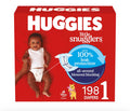 Huggies Size 1 Diapers, Little Snugglers Diapers, Size 1 (8-14 lbs), 198 Count (6 Packs of 33), Packaging May