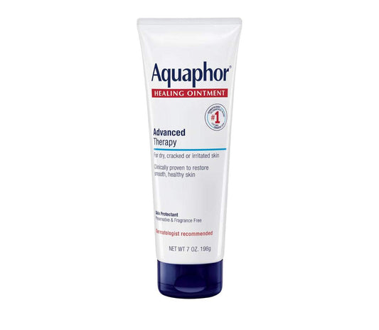 Aquaphor Healing Ointment Advanced Therapy skin protectant tube for dry skin and moisturization