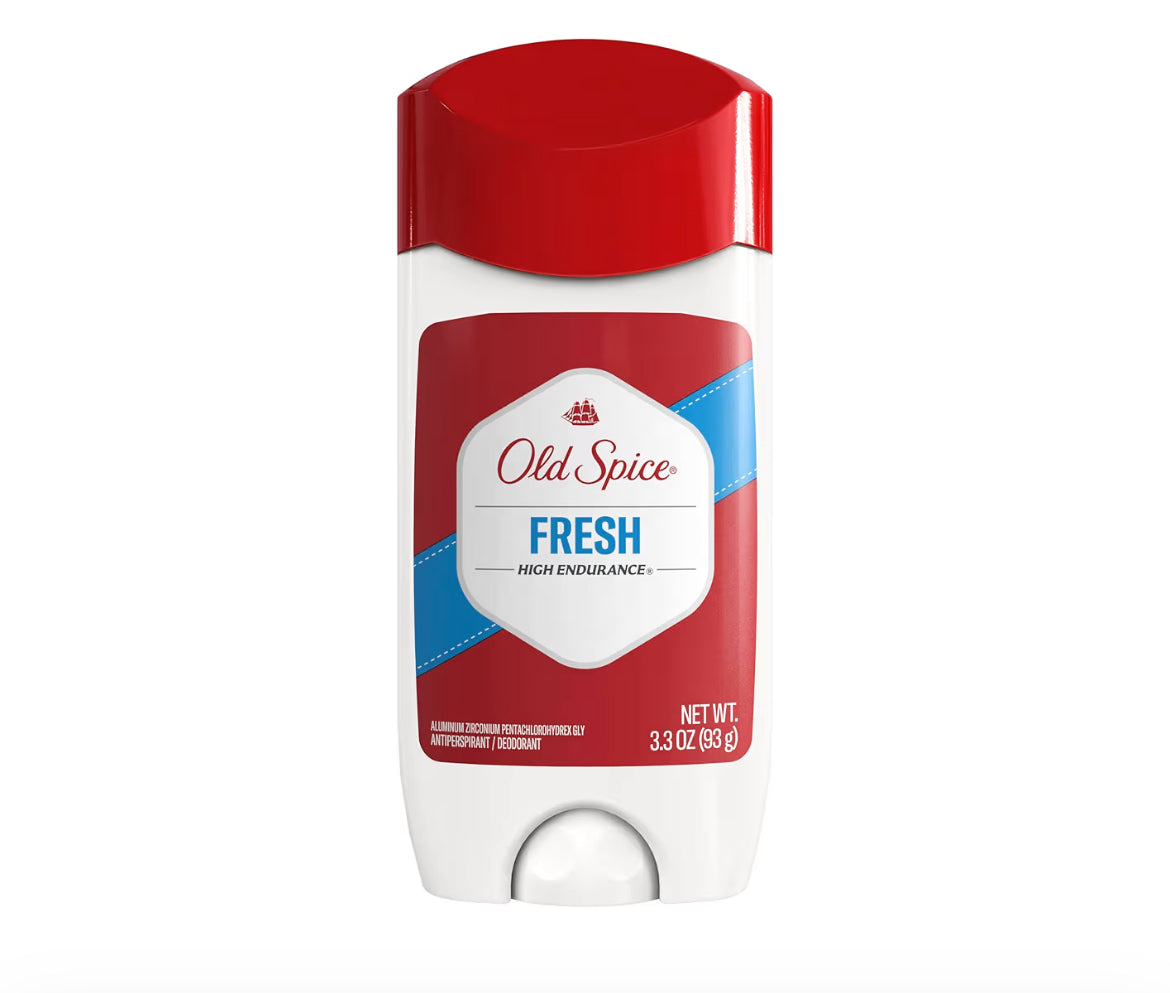 Old Spice Antiperspirant Deodorant For Men, High Endurance, 24/7 Sweat Defense & Odor Protection, 24/7 Freshness & Lasting Scent, Fresh Scent, 3.3 oz