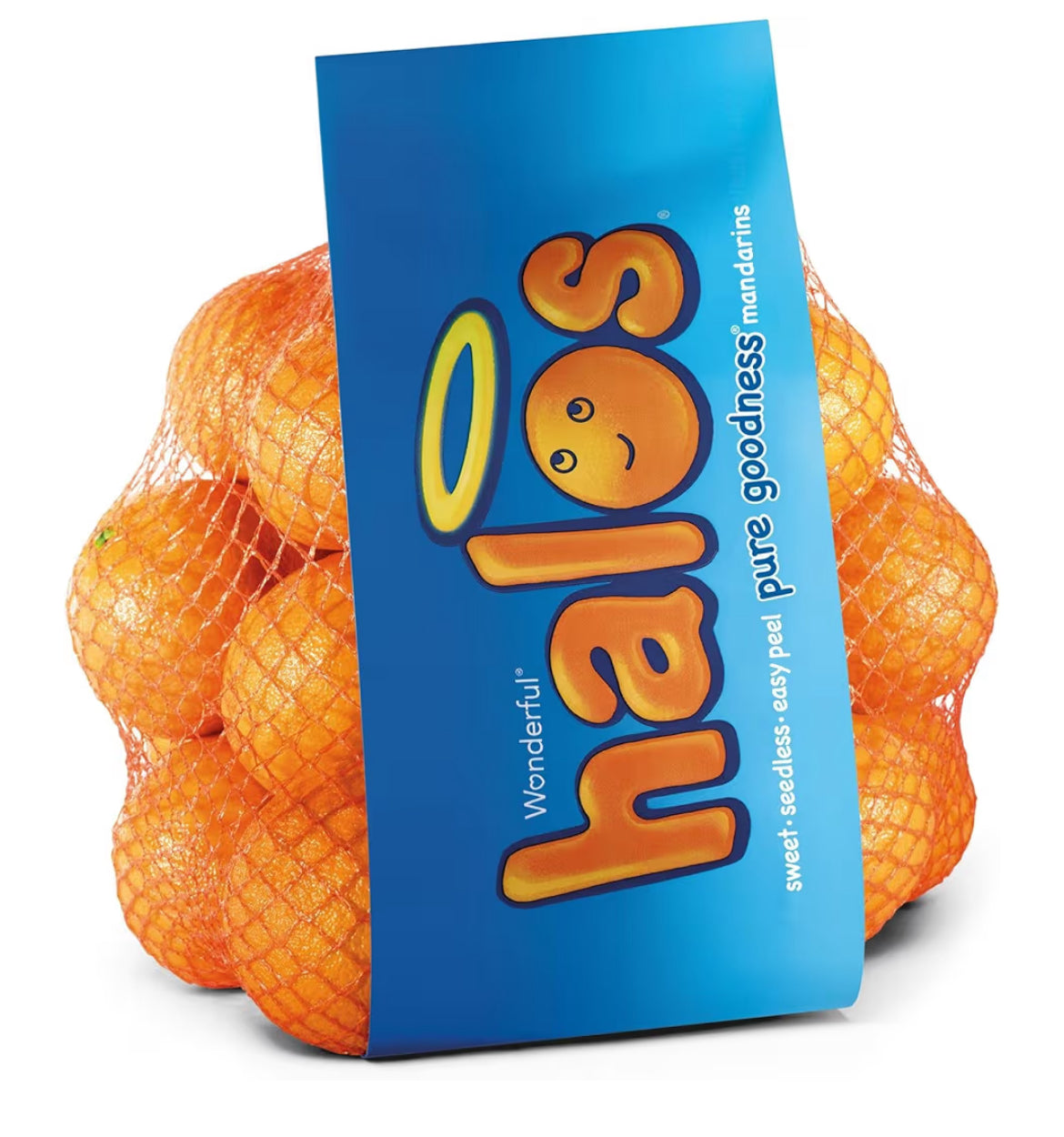 Wonderful Halos Mandarins, Sweet, Seedless, Easy Peel Mandarin Oranges - Healthy Food, Fresh Fruit, 3lb Bag