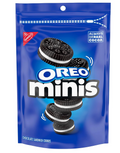 OREO Minis Chocolate Sandwich Cookies snack pack with bite-sized chocolate wafers and creme filling