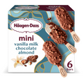 Haagen-Dazs, Vanilla Milk Chocolate Almond Snack Size Ice Cream Bars, 6 count